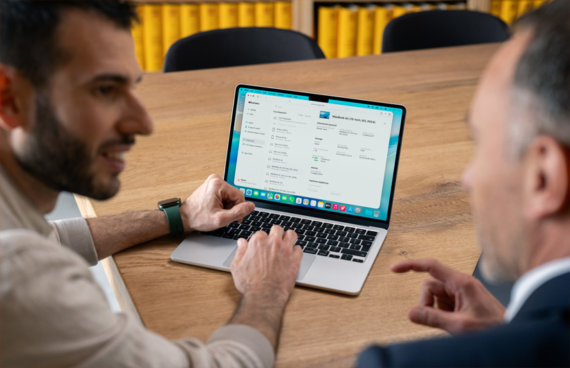 Met Apple Business kan Eugenio alle devices op afstand beheren.