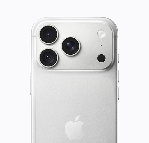 銀色鈦金屬 iPhone 18 Pro 的機身背面
