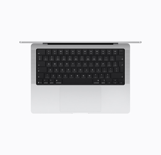 MacBook, Silver color, top interior, open