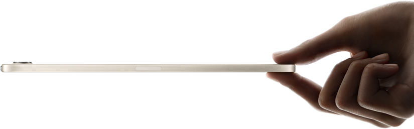 جهاز iPad mini محمول باليد، الجهة الجانبية، تصميم نحيف وخفيف