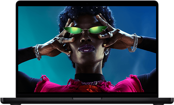 MacBook Pro 14-inch, showcasing Liquid Retina XDR display