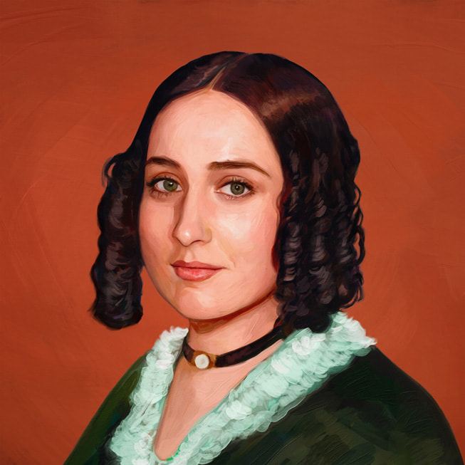 「Apple Music 古典樂」上 Fanny Mendelssohn 的肖像。