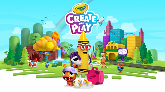 Artwork from Crayola Create and Play+.