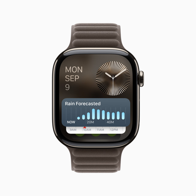 The Smart Stack is shown on Apple Watch Series 10.