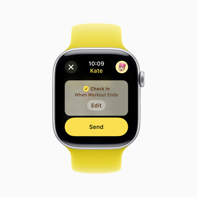 Un Apple Watch Series 10 muestra la funcionalidad Reporte.