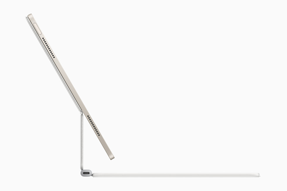 The side of the all-new Magic Keyboard for iPad Air.