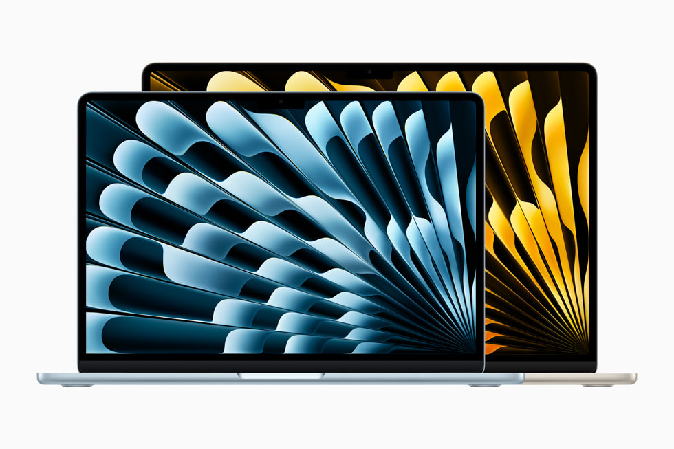 13-inch and 15-inch MacBook Air.