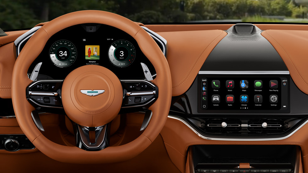 The new CarPlay Ultra experience is shown.