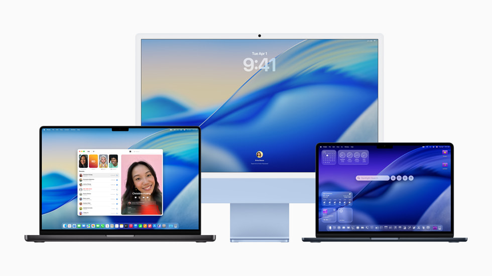 16" MacBook Pro, iMac und 13" MacBook Air.