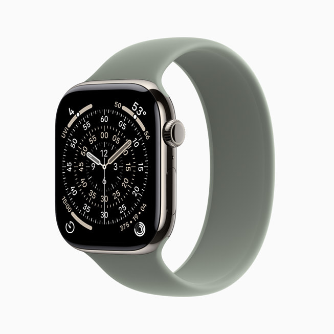 A close-up of Apple Watch Series 11.