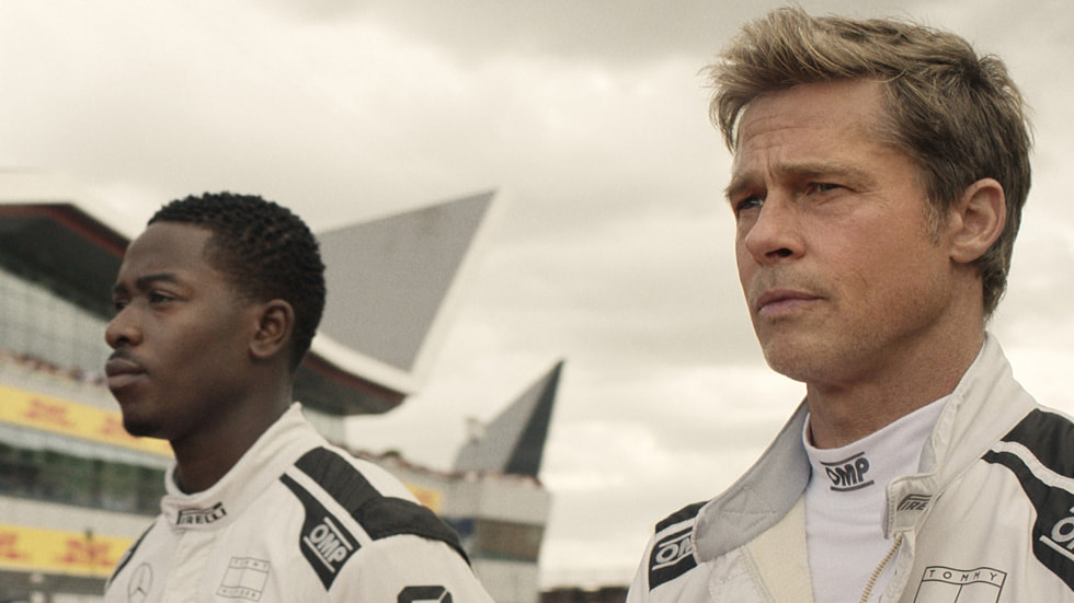 A still from Apple’s “F1 The Movie.”