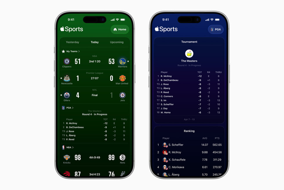 The Apple Sports logo.