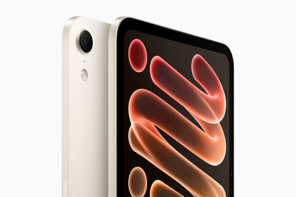 iPad mini is shown in starlight.