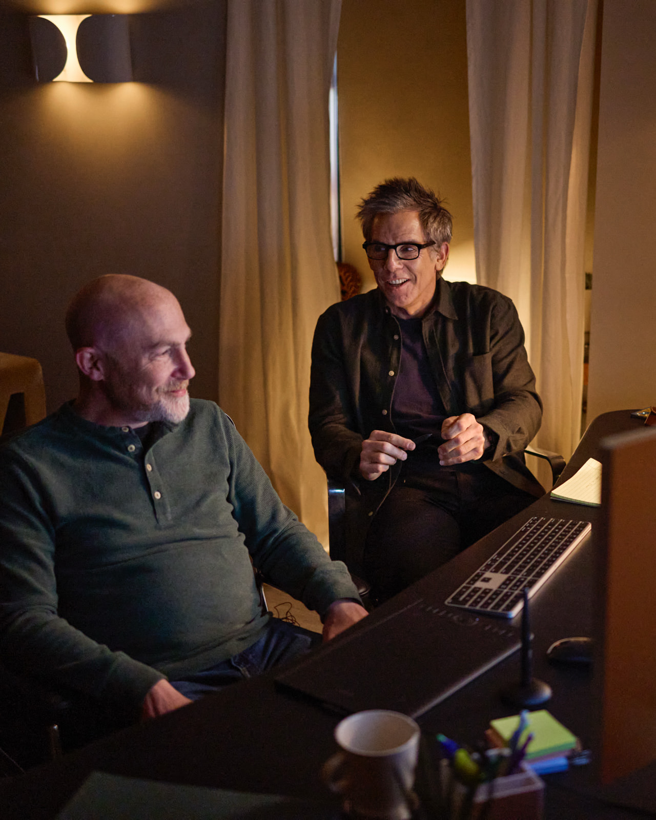 Geoffrey Richman y Ben Stiller de *Separación*.