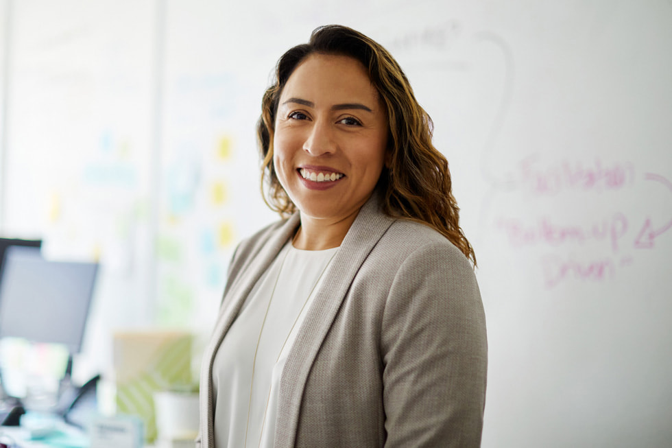 Portrait of Alejandra Alvarez, director of Regional One Health’s Center for Innovation.
