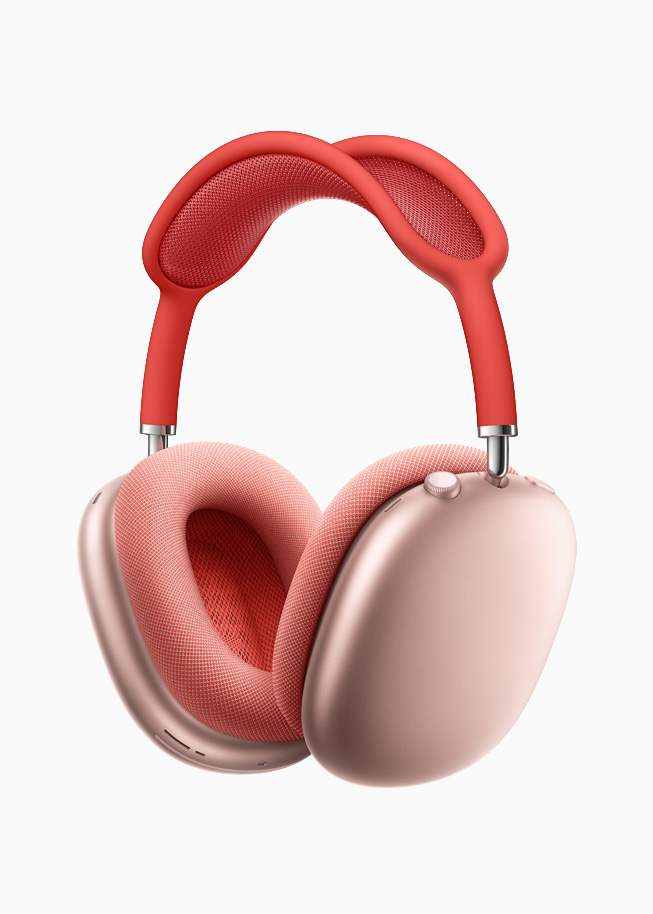 Pink AirPods Max.