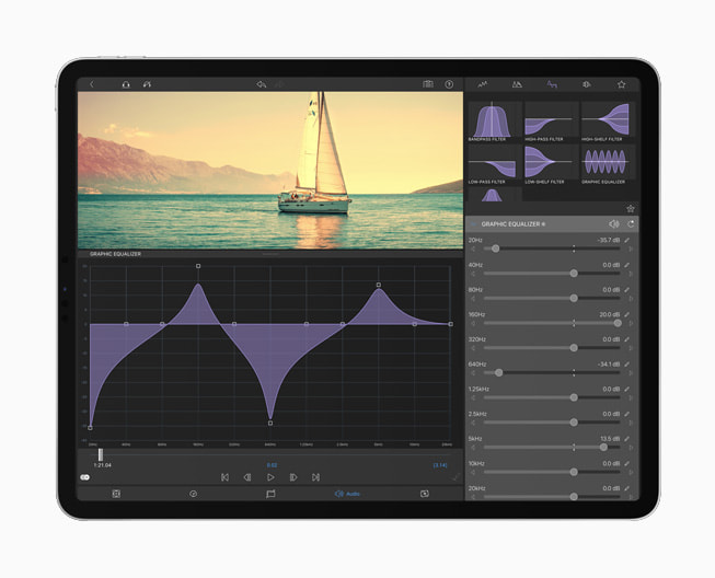 The user interface for LumaFusion, developed by LumaTouch.