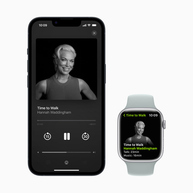 Hannah Waddingham’s Time to Walk episode is shown.