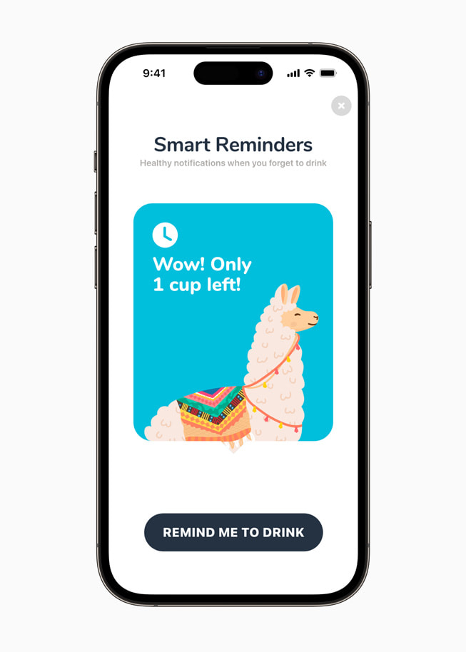 A still from Waterllama, an app that received an award in the Cultural Impact category.