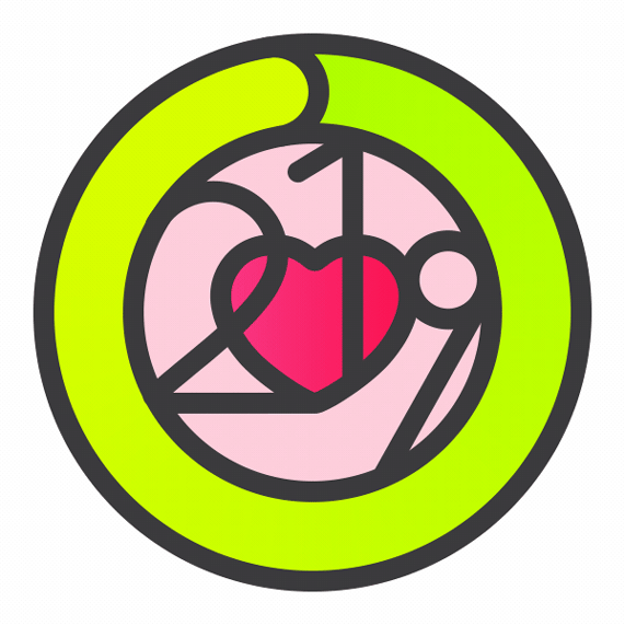 Animated badge.