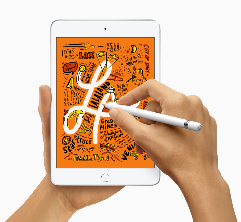 iPad mini with Apple Pencil.