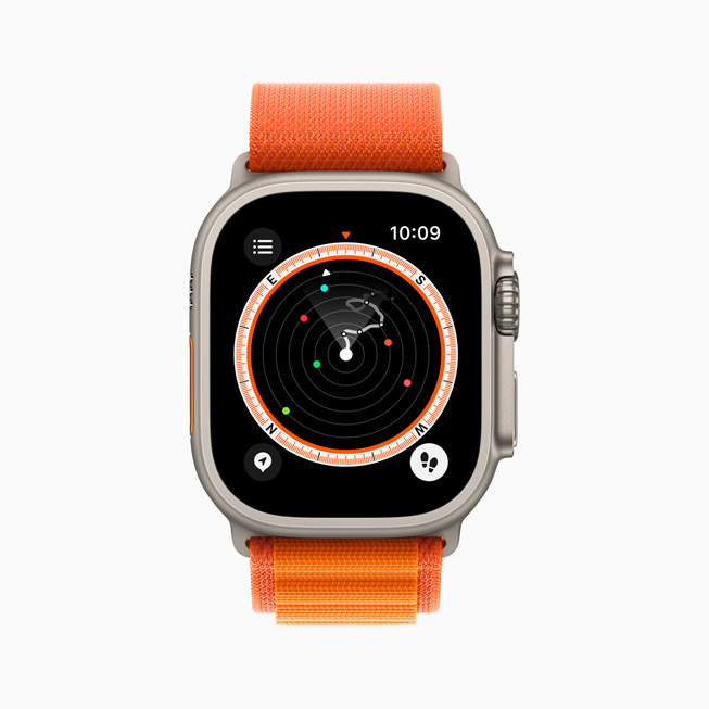 Apple Watch Ultra viser den nye funktion Find vej tilbage.