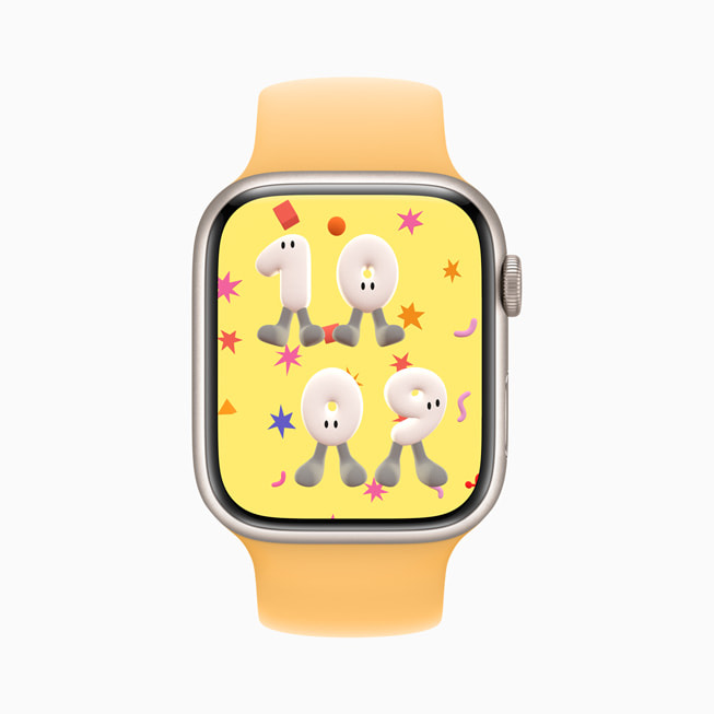 Apple Watch Series 8, der viser urskiven Frikvarter.