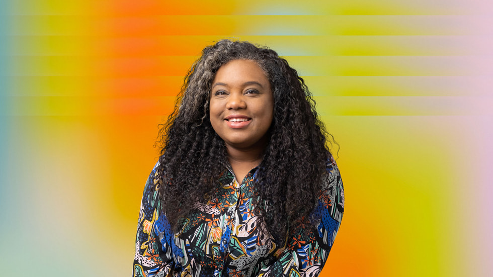 A portrait of artist and poet Morgan Harper Nichols.