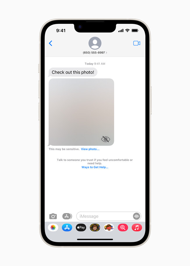 La fonction Sécurité des communications est présentée dans Messages.